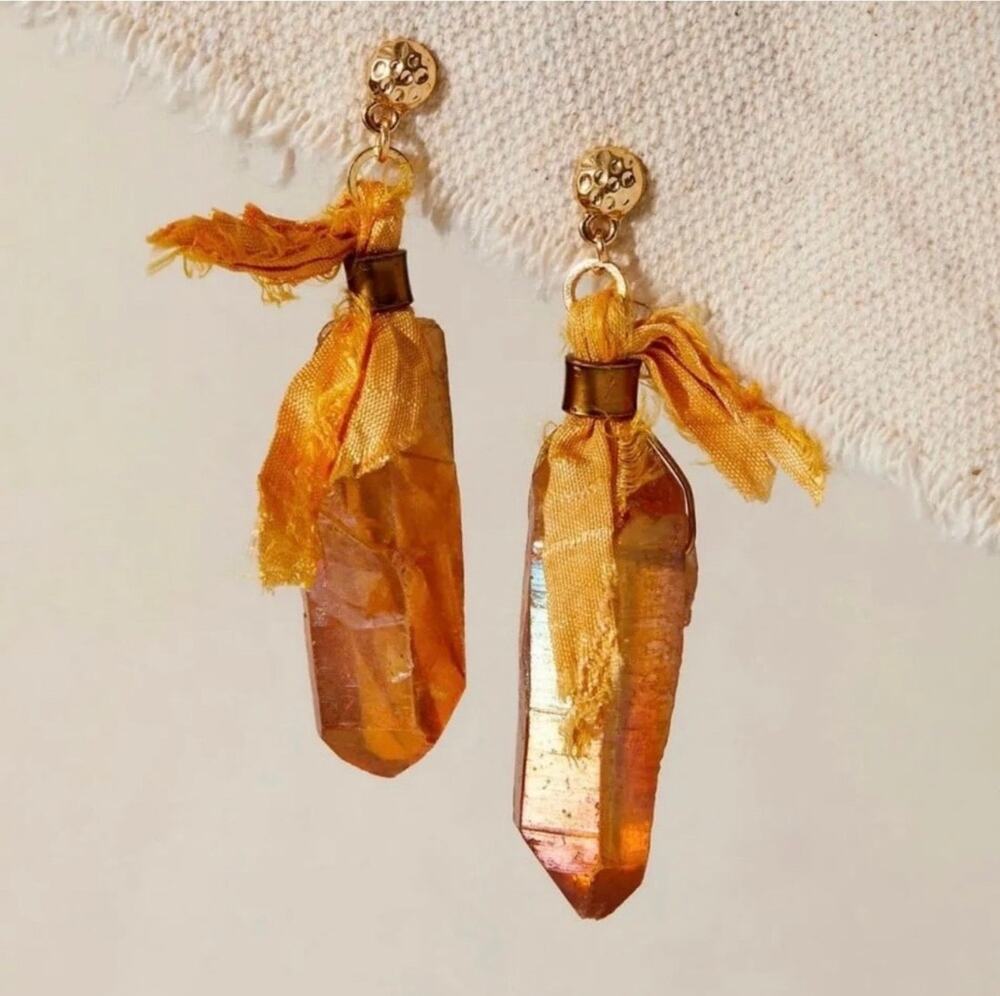 Anthropologie Ariana Ost By Word Of The Sea Earrings - OS